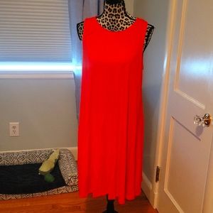 Coral Tank Dress